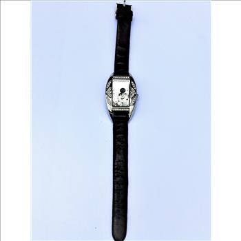 Classic Disney Mickey Mouse Crystal Rectangular Watch