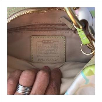 Coach Signature Colorful Bag