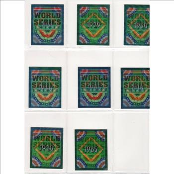 1991 SCORE World Series Trivia Cards Set of 11 Cards