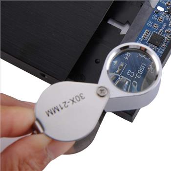 New 30X 21mm Jeweler's Jewelry Loupe Magnifier by Crazy Cart