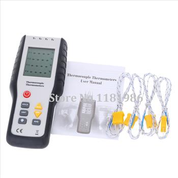 Digital Handheld 4 Channel Thermometer