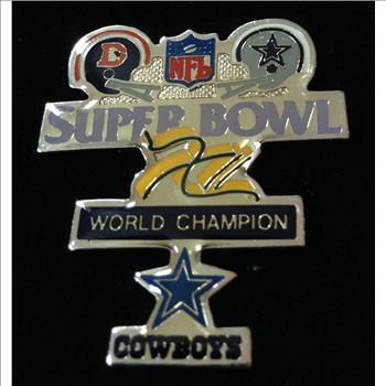 Very Rare Super Bowl XII Championship Game Commemorative Pin Circa 1978