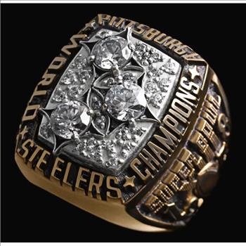NFL Pittsburgh Steelers Super Bowl XIII Championship 1978 Replica Ring Size 10