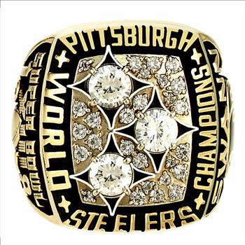 NFL Pittsburgh Steelers Super Bowl XIII Championship 1978 Replica Ring Size 10