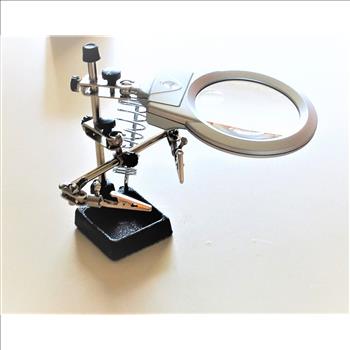 Jumbo Helping Hands With Soldering Iron Stand With LED Lights