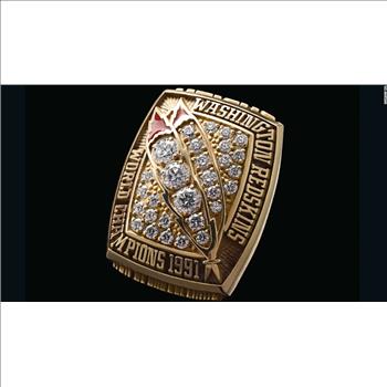Washington Redskins Super Bowl XXVI World Championship Replica Ring Size 11