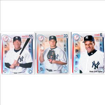 New Set of 3 New York Yankees Collectible  Licensed Photos