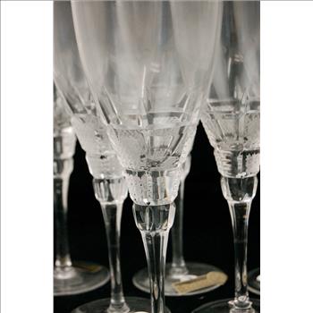 Estate Sale 6pcs Bohemia Crystal Hand Made in Czechoslovakia