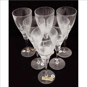 Estate Sale 6pcs Bohemia Crystal Hand Made in Czechoslovakia