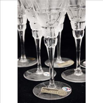 Estate Sale 6pcs Bohemia Crystal Hand Made in Czechoslovakia