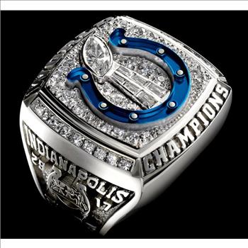 NFL Indianapolis Colts Super Bowl XLI Replica Ring Size 11