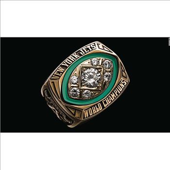 New York Jets Super Bowl III World Championship Replica Ring Size 11