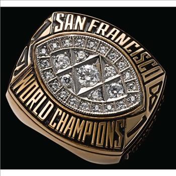 San Francisco 49-ers Super Bowl XVI World Championship Replica Ring Size 12