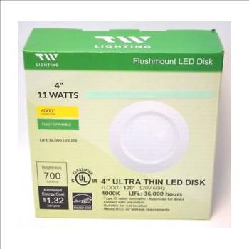 TW Lighting Flashmount LED Disk 6