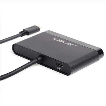 Premium USB C Hub with Power Delivery for Charging with 3 USB 3.0 Ports and 1 Type-C Recharging Port