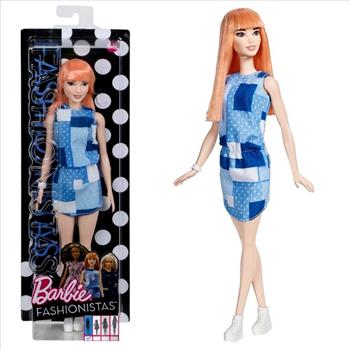 New Barbie® Fashionista® Doll 60 Patchwork Denim – Original