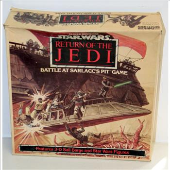 Really Vintage Star Wars The Return of The Jedi Battle at Sarlacc's Pit Game 3D