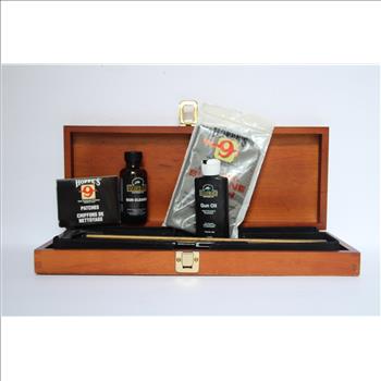 Red Head Deluxe Gun Cleaning Care Set Kit With Wood Case