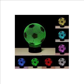 2 Pieces New 3D LED Table Lamp