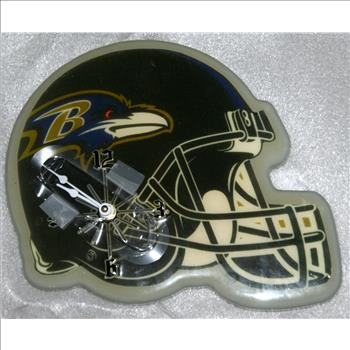 NFL Baltimore Ravens Helmet Wall Clock