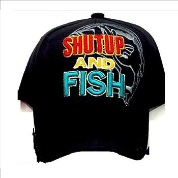 shut up and fish hat