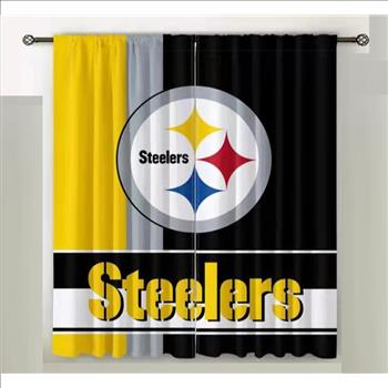 NFL Pittsburgh Steelers Limited Edition Window Curtains