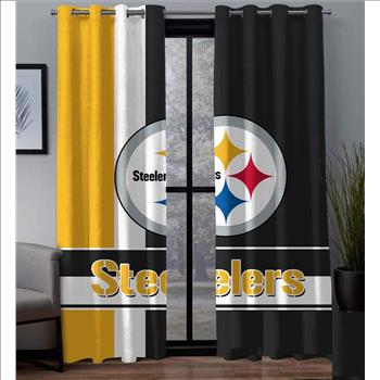 NFL Pittsburgh Steelers Limited Edition Window Curtains