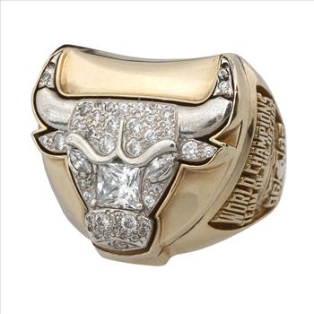 Chicago Bulls 1997 Championship Replica Ring Size 11