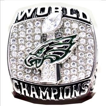Philadelphia Eagles 2017 Replica Super Bowl LII Championship Ring Size 12