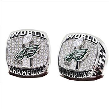 Philadelphia Eagles 2017 Replica Super Bowl LII Championship Ring Size 12