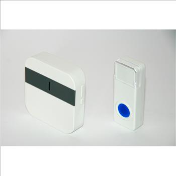 White Stylish Wireless Doorbell Kit