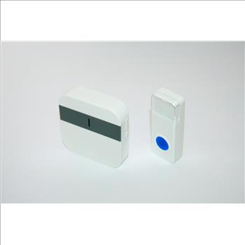 White Stylish Wireless Doorbell Kit