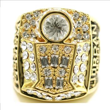 Michael Jordan 1998 Championship Replica Ring Size 12
