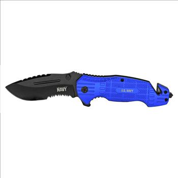 Folding U.S. Navy Folding Knife - Blue
