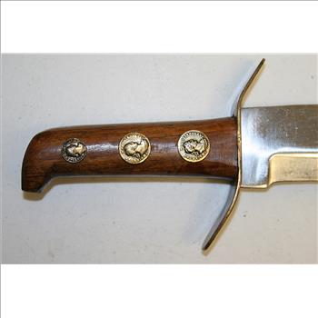 Vintage Antique Very Rare Carbon Steel Knife Machete  Circa 1970 19''