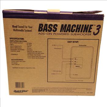 Quick Shot Bass Machine TM