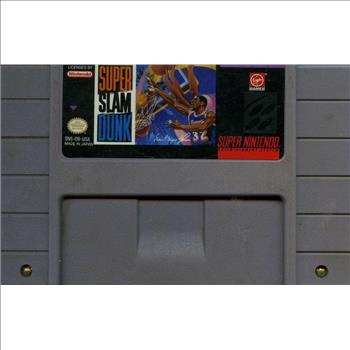 Super Nintendo Super Slam Dunk video game
