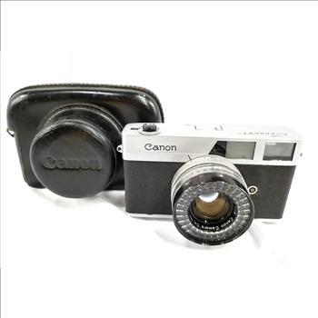 Vintage Canon Canonet Electric Eye Film Camera with Lens Cap Circa 1961