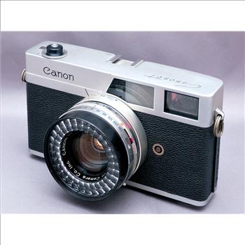 Vintage Canon Canonet Electric Eye Film Camera with Lens Cap Circa 1961