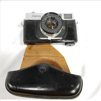 Vintage Canon Canonet Electric Eye Film Camera with Lens Cap Circa 1961