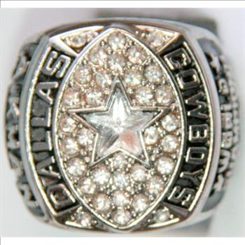 NFL Dallas Cowboys Super Bowl XXVII Replica Ring Size 9