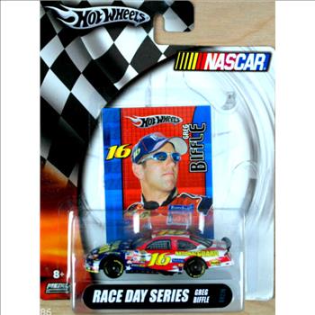 New HOT WHEELS NASCAR Race day Series Greg Biffle 