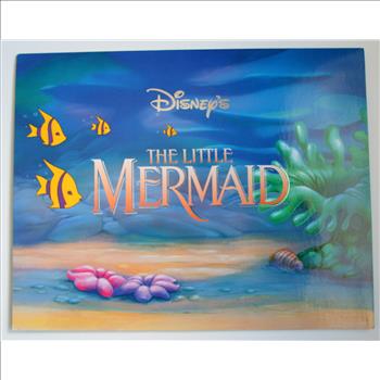 Set of 4 Exclusive Commemorative Lithograph Collectible and Vintage Art Work Picture Licensed by Disney 