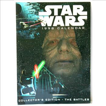 Perfect 1998 Star Wars Calendar Collectors Edition 