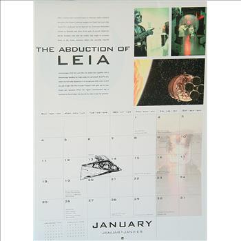 Perfect 1998 Star Wars Calendar Collectors Edition 