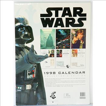 Perfect 1998 Star Wars Calendar Collectors Edition 