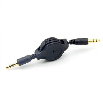 New IWAVE Car Charger Pack With Retractable 3.5 Audio Cable