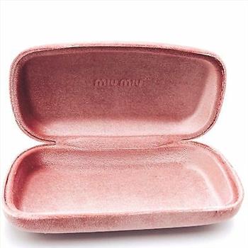 Miu Miu Eyeglass / Sunglass Hard Case Pink Velvet CASE