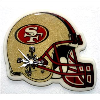 San Francisco 49ers NFL Helmet Wall Clock