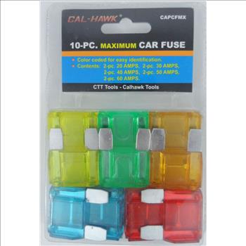 2 Pack 10pc MAXI Maximum Car Blade Fuse Assortment Set Auto Boat Truck RV 20A-60A